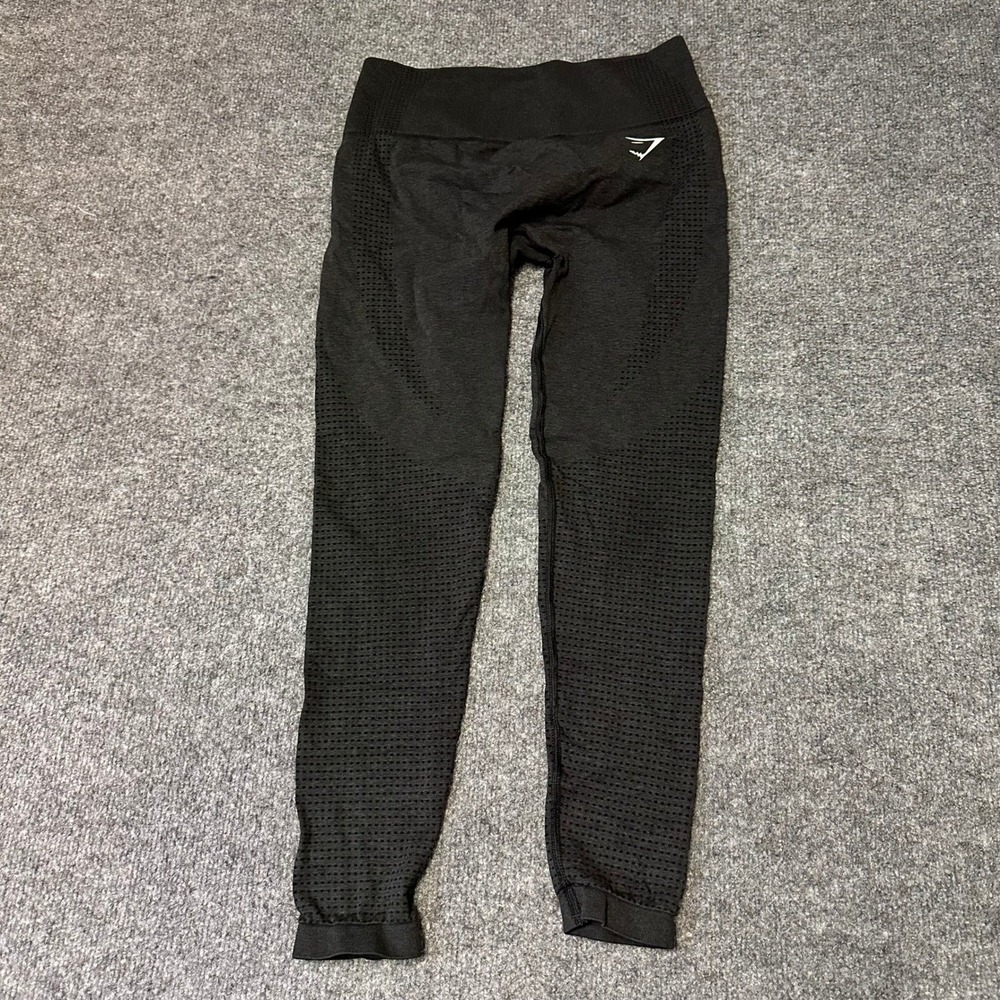 Gymshark Leggings Womens Size XS Black Energy+ Seamless High Waisted Athletic